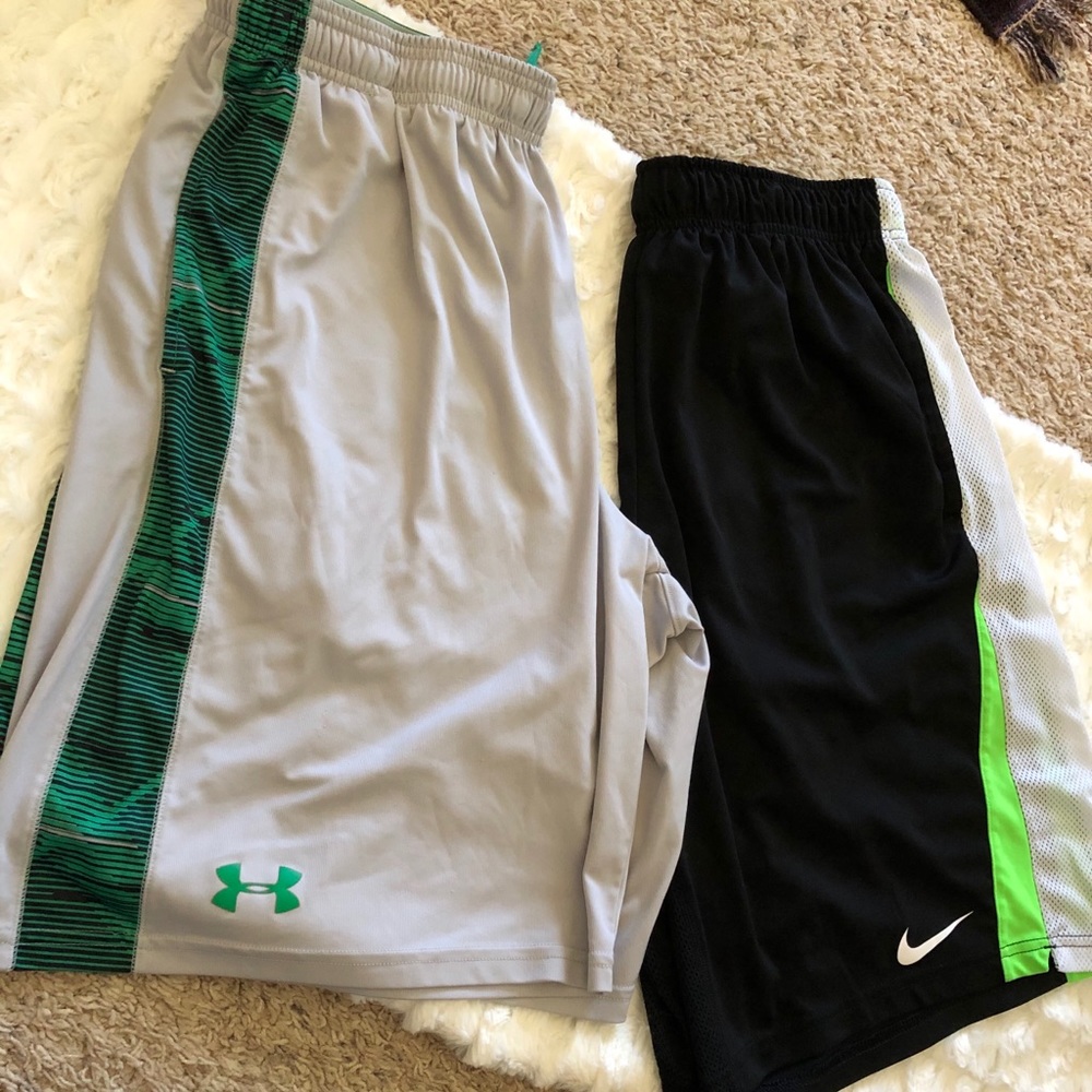Bundle Nike Lacrosse dri fit and UA shorts